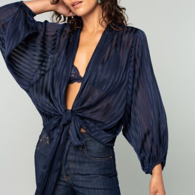 Midnight Magic Kimono Top