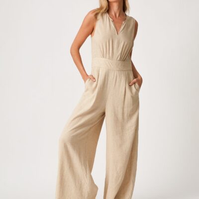 Panama Linen Jumpsuit