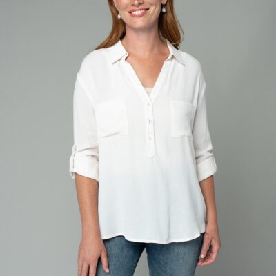 Shayla Button Front Shirt