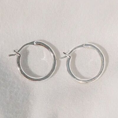 The Salty Gem Seashore Hoop Earrings