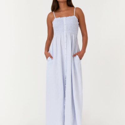 Thea Smocked Maxi Dress