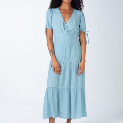 Push Send Midi Dress