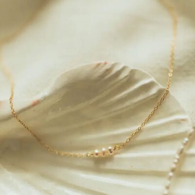 The Salty Gem Abi Pearl Necklace