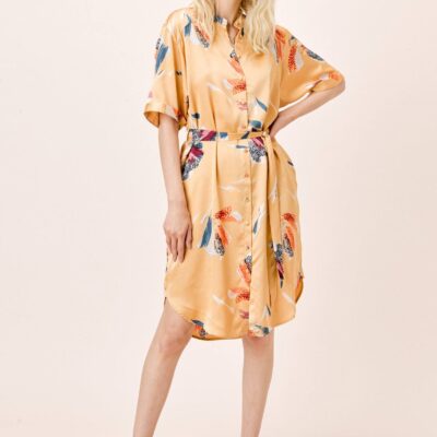 Arina Belted Shirt Dress