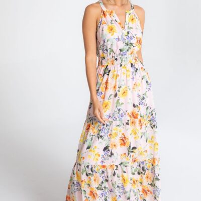 Botanique Halter Maxi Dress