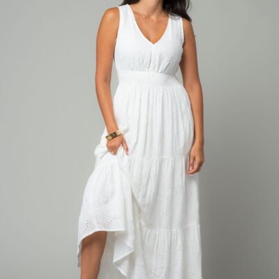 Kiki Eyelet Maxi Dress