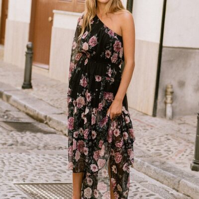 Veda One Shoulder Maxi Dress