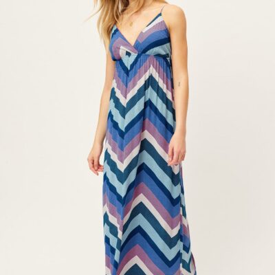 Summer Stripes Flattering Maxi Dress