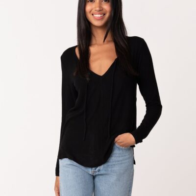 Go Easy Micro Rib Long Sleeve Tee