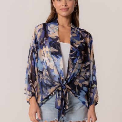 Keeley Tie Front Top