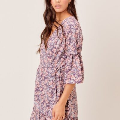 Taya Floral Wrap Dress