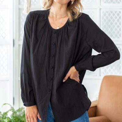 Ethereal Button Front Top