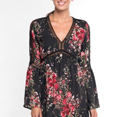 Domino Floral Mini Dress