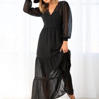 Casablanca Lace Maxi Dress