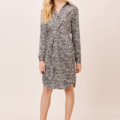 Dora Leopard Midi Dress